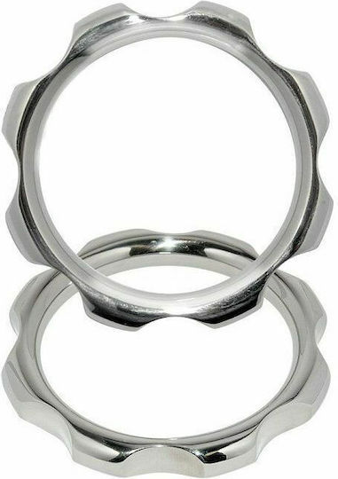 Triune Metalhard Cock Ring Torque 45mm Silver