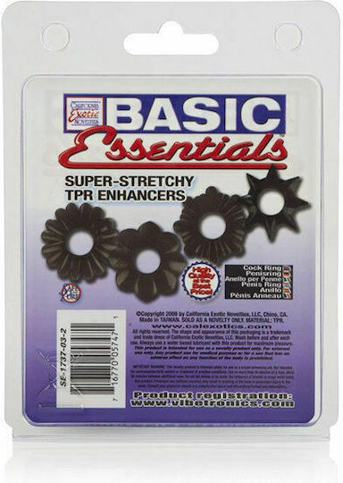 Calexotics Basic Essentials Super Stretchy TPR Enhancers Smoke
