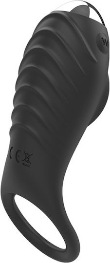 Brilly Glam Brilly Glam Alan Cock Ring Luxe Black