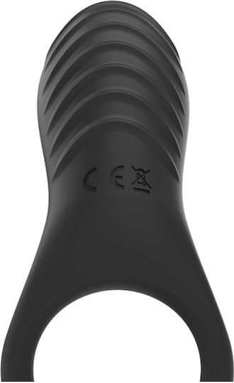 Brilly Glam Brilly Glam Alan Cock Ring Luxe Black