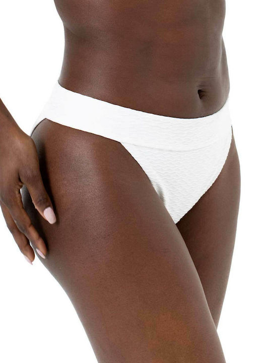 Novella Bikini Brasilien Hohe Taille Weiß