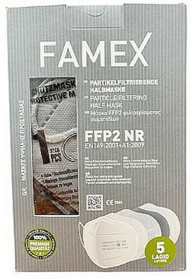 Famex Disposable Protective Mask FFP2 Gray 1pcs