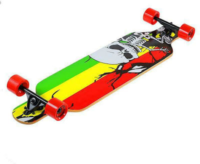 Nils Homeland Skeleton 16-3-122 9.45" Komplett Longboard Mehrfarbig