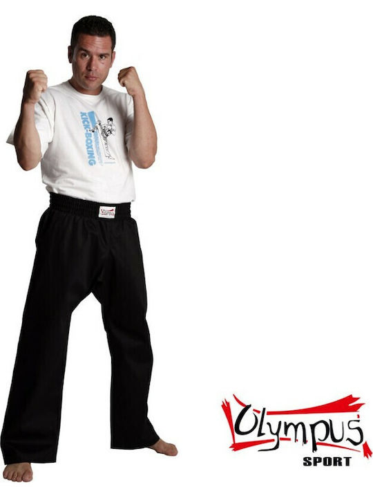 Olympus Sport Adulți / Copii Pantaloni Kickboxing Negru