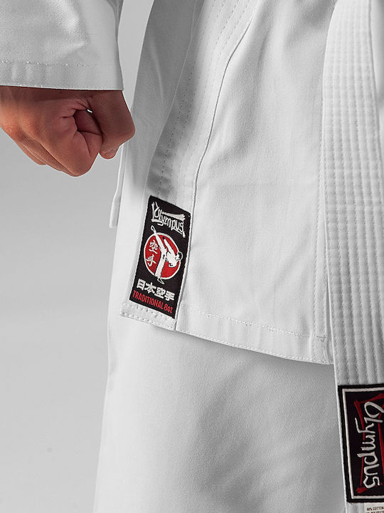 Olympus Sport Karate Uniform Figther Plus Adults / Kids Karate Uniform White