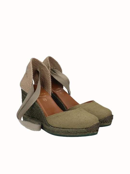 Espadrile pentru femei VIGUERA 1939 Lino Khaki