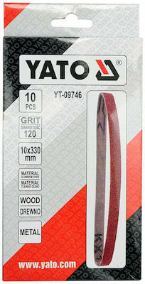 Yato Schleifband K120 10x330mm Set