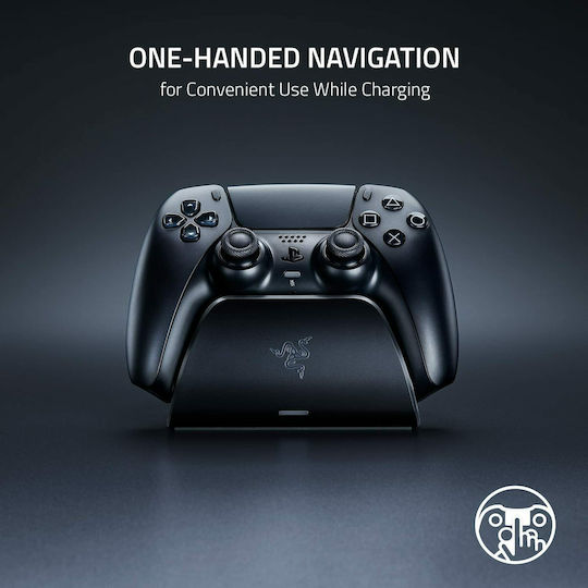 Razer Quick Charging Stand Зарядна станция за 1 контролер PS5 Червен