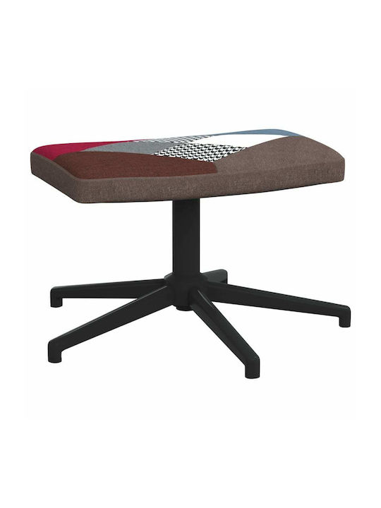 Bergère cu Puf Multicolor 62x68x98cm