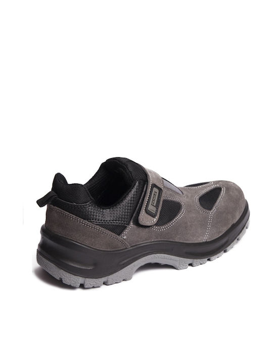 Cofra Auge Suede Low Safety Gray S1 with Certification SRC