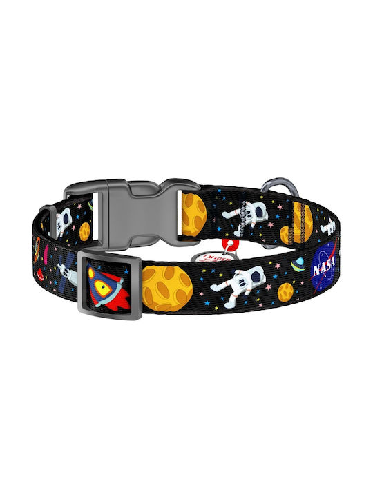 WauDog Nasa Κολάρο σε Μαύρο χρώμα XLarge 25mm x 35 - 58cm WauDog Nasa Κολάρο σε Μαύρο χρώμα XLarge 25mm x 35 - 58cm