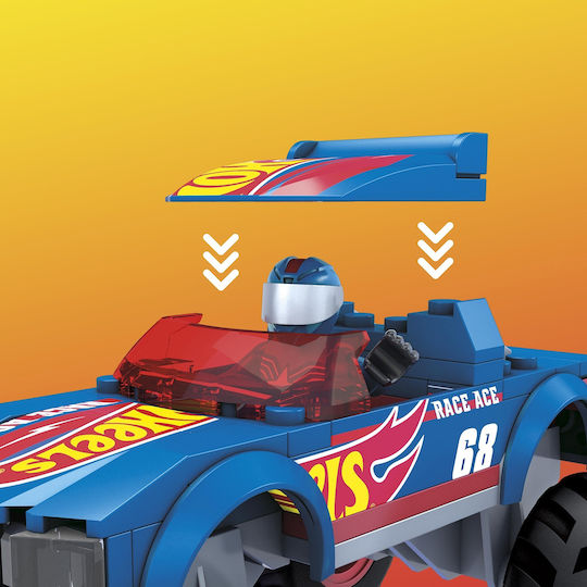 Mega Bloks Race Ace Building Blocks for 5+ Years 69 Pieces