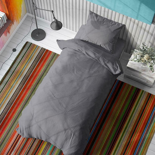 Dimcol Solid Super Double 220x240cm 495 Dark Grey
