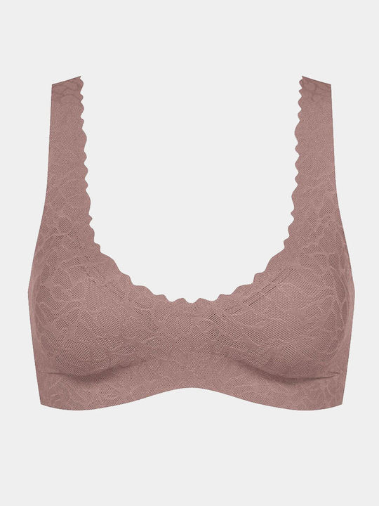Γυναικείο Μπουστάκι Dusty Pink με Αφαιρούμενη Ενίσχυση