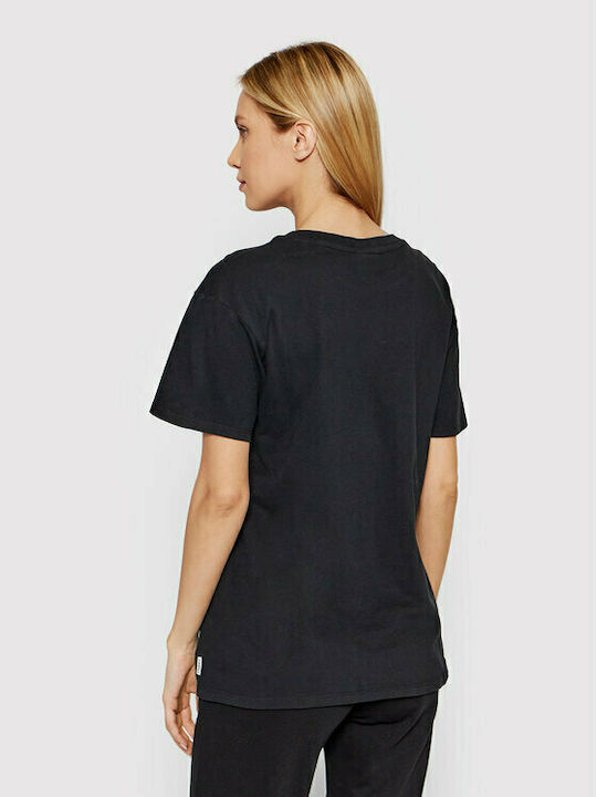 O'neill Γυναικείο T-shirt Μαύρο με Στάμπα