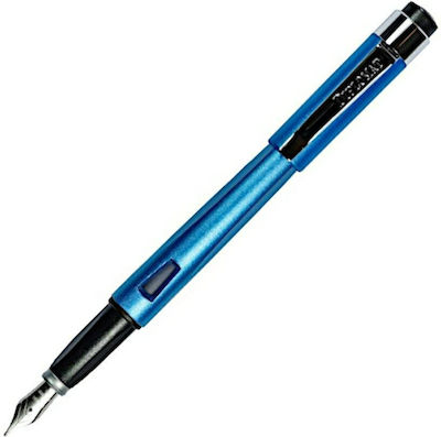 Diplomat Magnum Soft Touch Schreibfeder Mittel Blau mit Blau Tinte