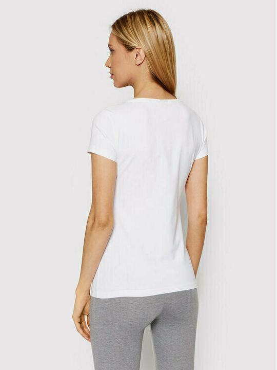 4F Damen Sport T-Shirt Weiß