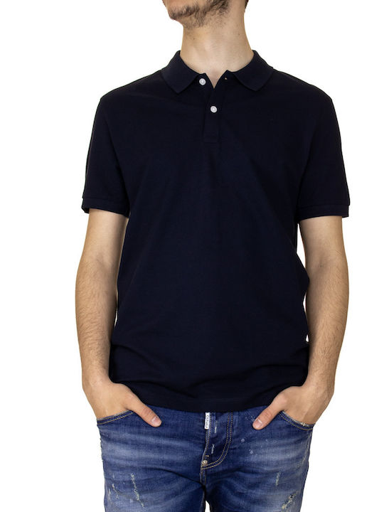 Teone Polo T-shirt Navy Μπλε