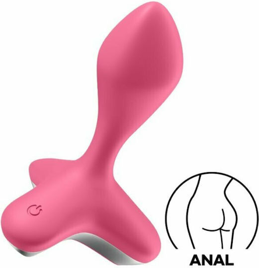 Satisfyer Game Changer Πρωκτική Σφήνα με Δόνηση Ροζ 11.5cm