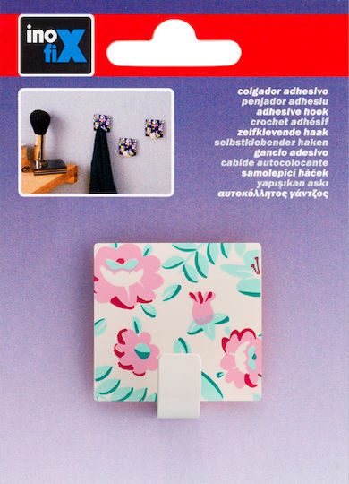 Inofix 2310 2310-B Cârlig de Baie Simplu 4.2x4cm Floral alb Inofix 2310 2310-B Cârlig de Baie Simplu 4.2x4cm Floral alb