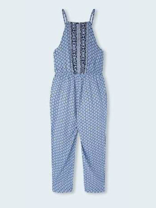 Pepe Jeans Girls Fabric Jumpsuit Gray