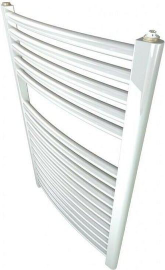 Termolux Curved Towel Rail Bathroom 900x420 403kcal/h White