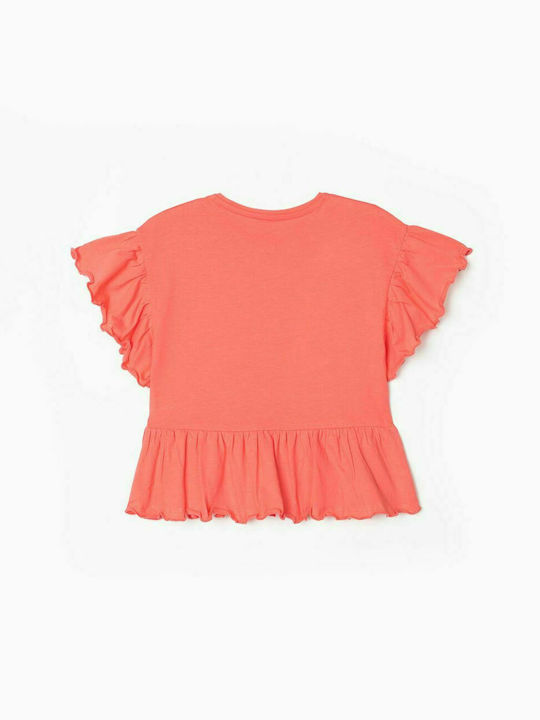 Zippy Kids Blouse Short Sleeve Orange