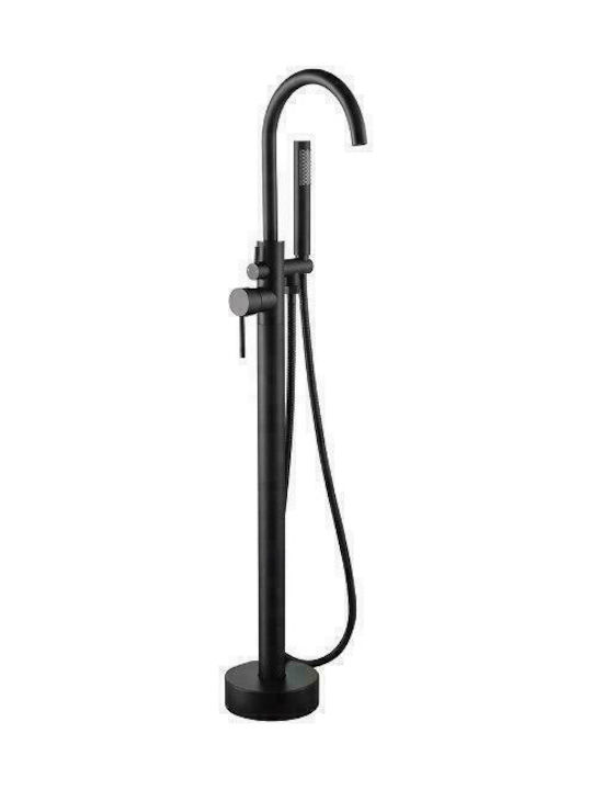 Karag Eros DF-02017-2 Mixing Bathtub Shower Faucet Complete Set Black