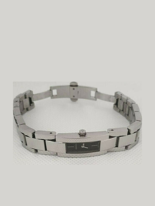 Gucci Women's Watch with Silver Metal Bracelet
