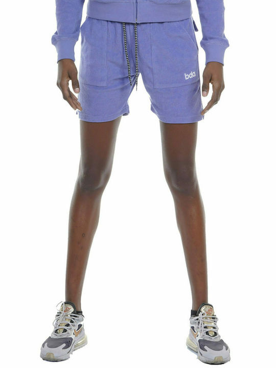 Body Action Women's Terry Sporty Shorts Purple