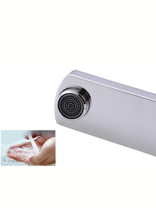 PO71 Mixing Sink Faucet Silver