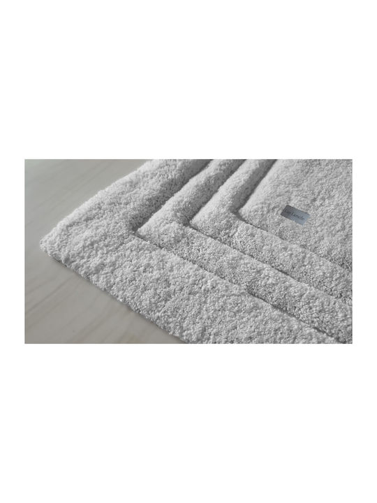 Guy Laroche Badematte Baumwolle Rechteckig Linea 1127091221024 Smoke 70x120cm