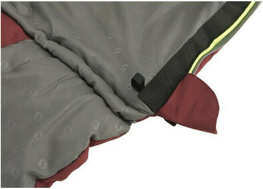 Outwell Sleeping Bag Μονό 2 Εποχών Contour Lux Deep Red