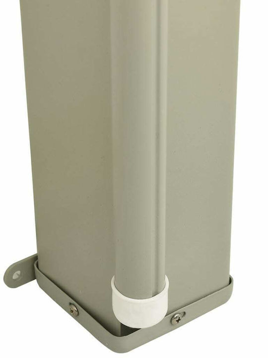 vidaXL Garden Sideway Sunshade Roller Cream 1.17x6cm