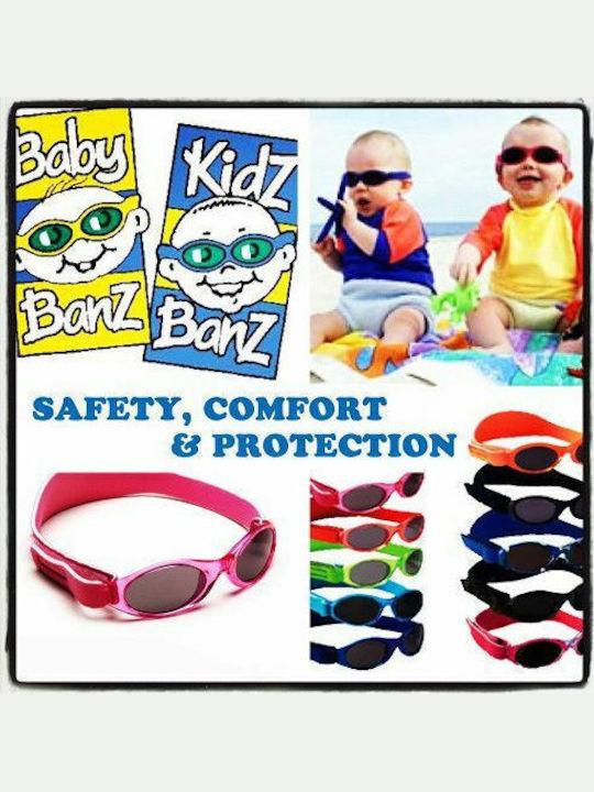 Banz Kids Sunglasses Red for 2-5 Years 1002-011
