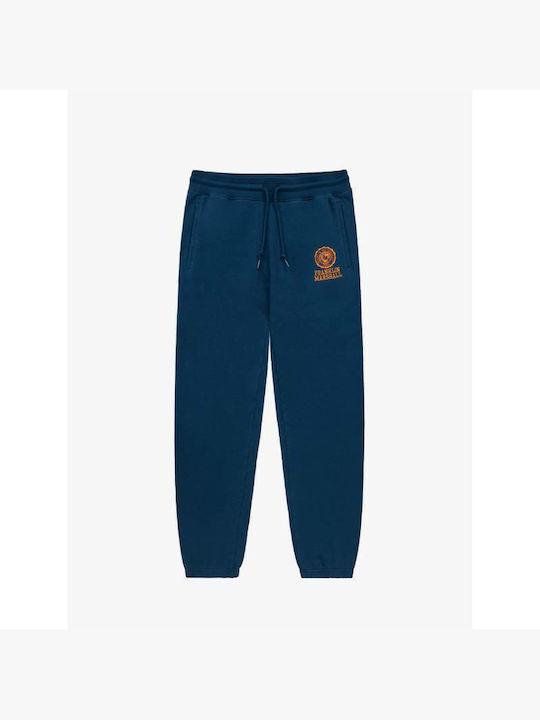 Men's Sweatpants with Rubber Oxford Blue