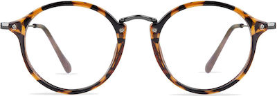 D.Franklin Roller Screen Protection Glasses in Braun Schildpatt