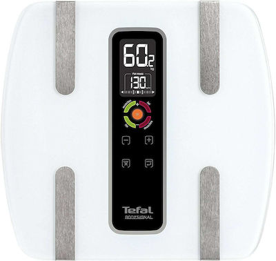 Tefal Bodysignal Ψηφιακή Ζυγαριά με Λιπομετρητή σε Λευκό χρώμα
