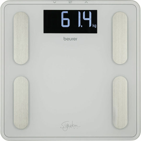 Beurer Ψηφιακή Ζυγαριά 200kg με Λιπομετρητή Λευκή 73575