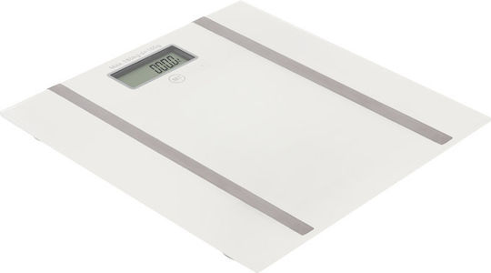 Adler AD 8154 Digital Badezimmerwaage mit Körperfettmessung in Weiß Farbe