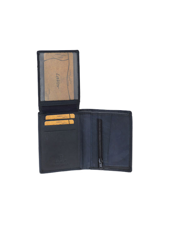 Lavor Men's Leather Wallet Blue