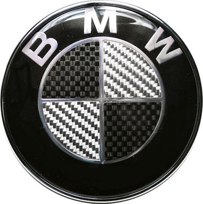 Race Axion Auto-Marke Haube Logo Auto Motorhaube Emblem 7,3 cm Metall Schwarz/Chrom/Kohlefaser