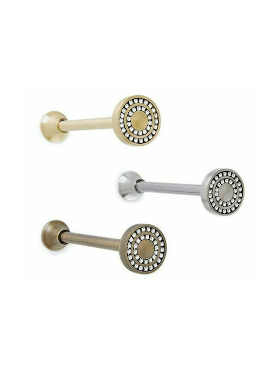Anartisi A14 Holdback Magnetic made of Metal Nickel Satin / Swarowski crystal 1pcs