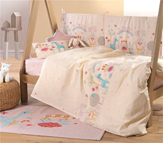 Nef-Nef Homeware Magic World Kinder Teppich Wolken Pink 70x140cm