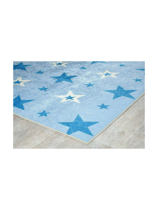 Tzikas Carpets Kinder Teppich Sterne Hellblau 160x230cm