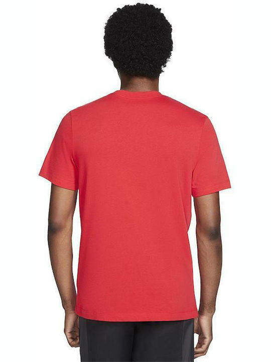 Nike Sportswear Men's Athletic T-shirt Short Sleeve Red