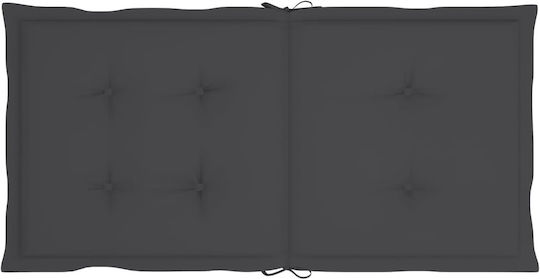 vidaXL Perna Scaunului De Grădină Cu Spătar Maro 4 Bucăți 100x50 Cm