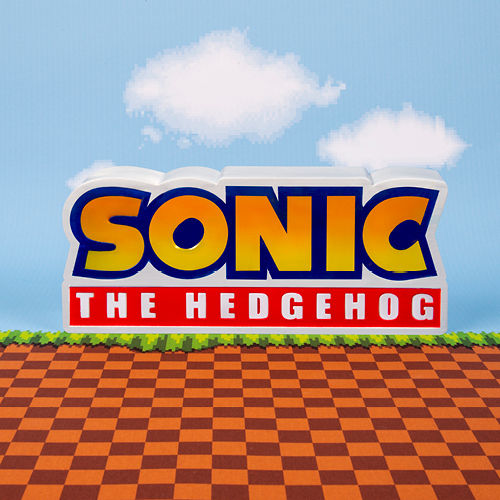 Fizz Creations Детско Декоративно Осветление Sonic Hedgehog Logo Жълт 23x6x13εκ.