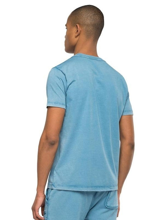 Replay Men's Short Sleeve T-shirt Light Blue