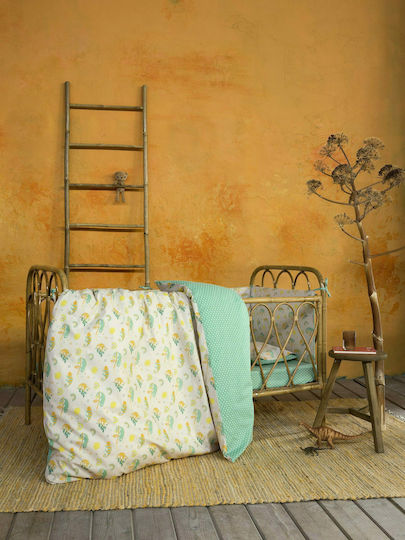 Nima Cute Chameleon Pătură pentru bebeluși Bumbac Multicolor 100x140cm